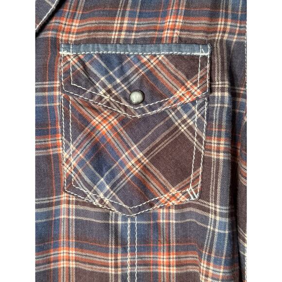 Buckle BKE Standard Fit Men's Medium Western Shirt Vintage Washed - Picture 3 of 4